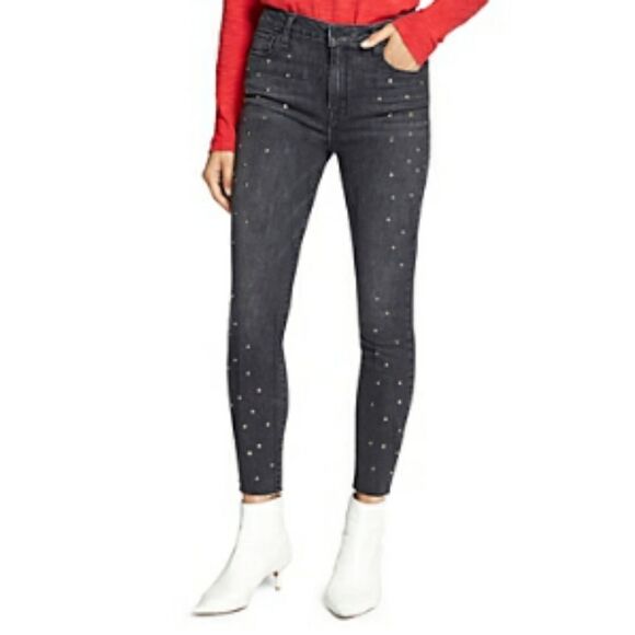 Sanctuary high rise embellished ankle jeans black - Picture 1 of 8